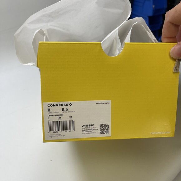 Converse x GOLF le FLEUR One Star Slip Pro Shoes Slip-On Black Women Sz 9.5 NEW - Picture 8 of 13